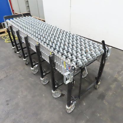 BestFlex 200 18" x 24' Expandable Flexible Skate Wheel Gravity Conveyor 29" Tall