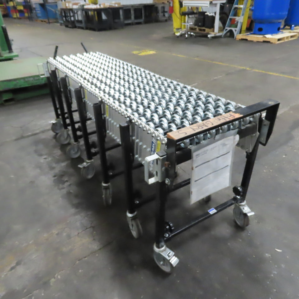 BestFlex 200 18" x 24' Expandable Flexible Skate Wheel Gravity Conveyor 29" Tall