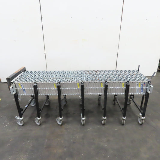BestFlex 200 18" x 24' Expandable Flexible Skate Wheel Gravity Conveyor 29" Tall