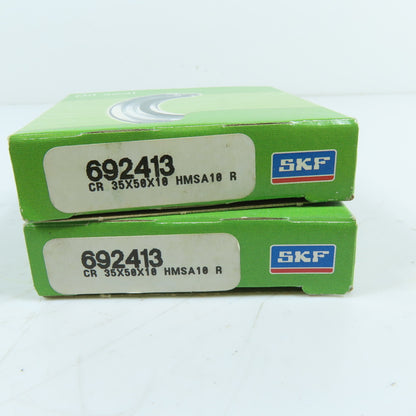 SKF 692413 CR 35x50x10 Oil Seal Double Lip Lot Of 2