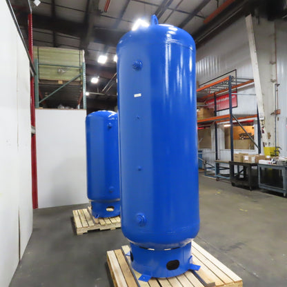 400 Gallon Vertical Compressed Air Storage Receiver Tank 725PSI 2008