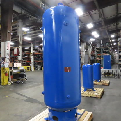 400 Gallon Vertical Compressed Air Storage Receiver Tank 725PSI 2008