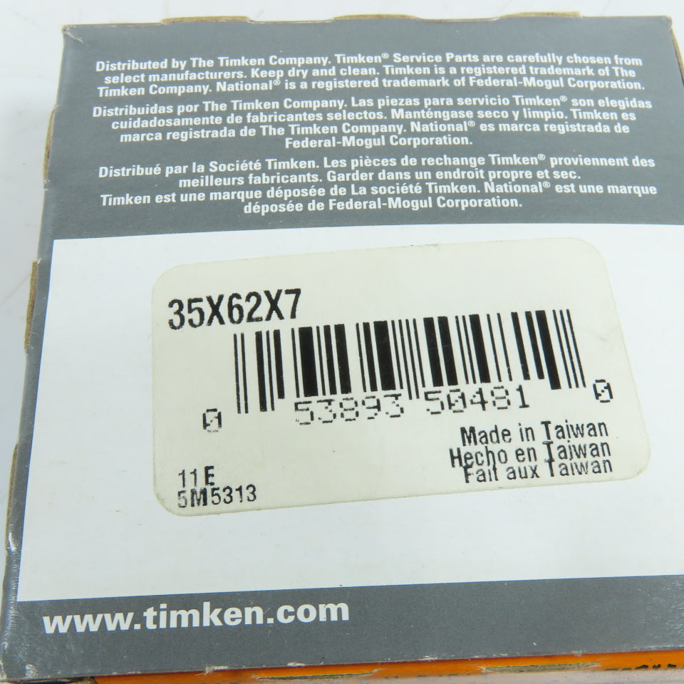 Timken 35x62x7 Oil Seal Lot Of 6