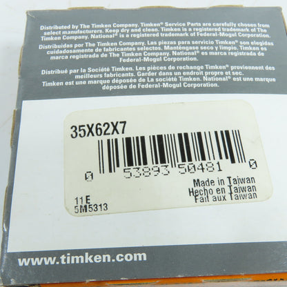 Timken 35x62x7 Oil Seal Lot Of 6