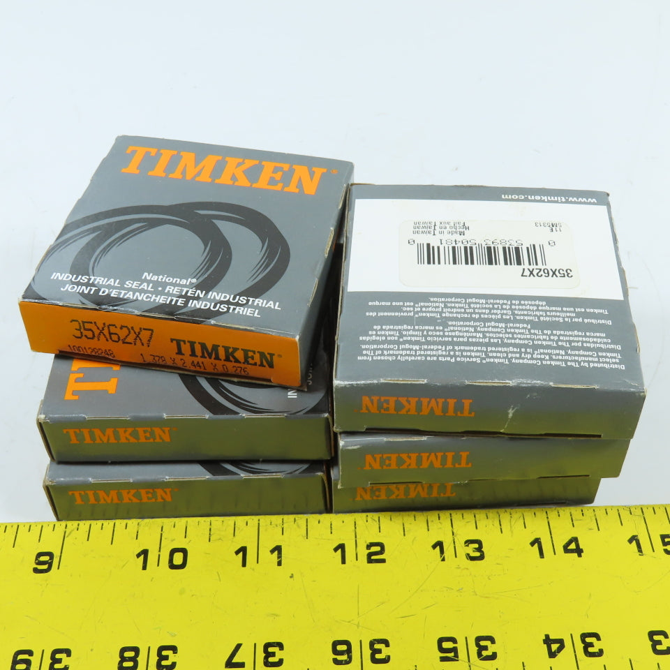 Timken 35x62x7 Oil Seal Lot Of 6