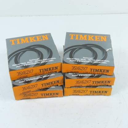 Timken 35x62x7 Oil Seal Lot Of 6