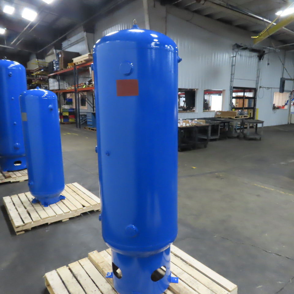 120 Gallon Vertical Compressed Air Storage Receiver Tank 200PSI