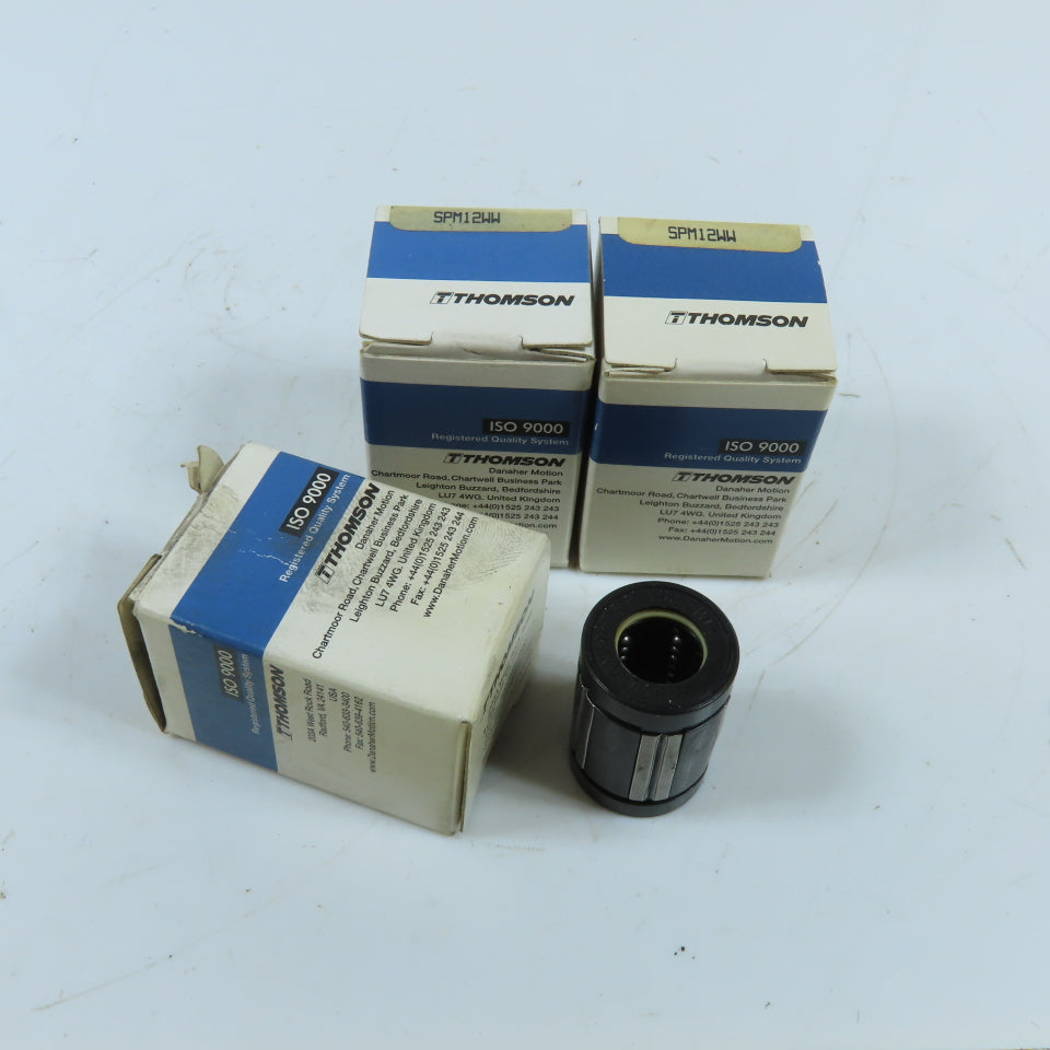 Thomson SPM12WW Metric Ball Bushing 12mm Bore Lot Of 3