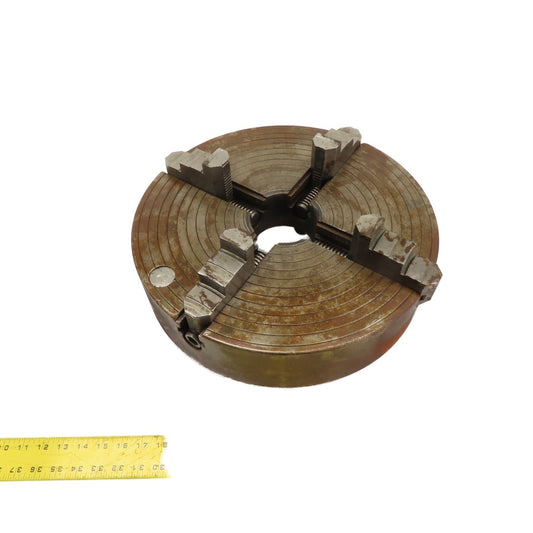 16" OD 4-Jaw Independent Lathe Chuck 3-1/2" Thru Hole
