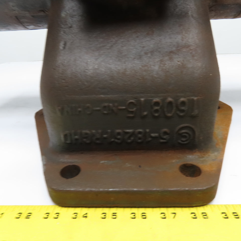United Conveyor 5-18261-RGHD Ash Hopper Discharge Intake Tee Pipe 6" ID
