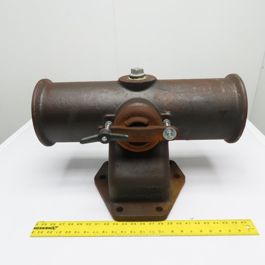 United Conveyor 5-18261-RGHD Ash Hopper Discharge Intake Tee Pipe 6" ID