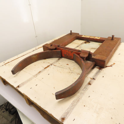Wesco N/A Fork-Mounted Single Drum Grab Attachment 1500 Lb Capacity