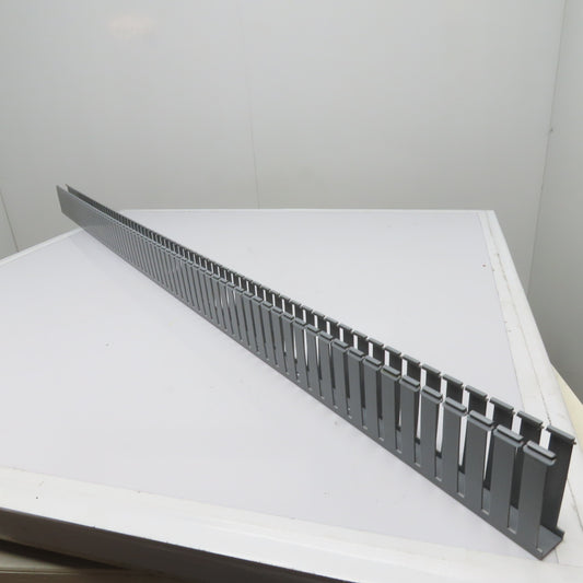 Panduit G1x4LG6 1" x 4" Light Gray Wireway Slot Duct 6'