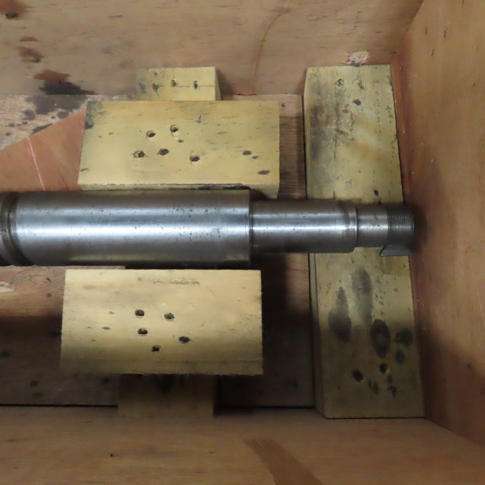 Mazak 65mm OD Single Start 20mm Lead Ball Screw 157"OAL 134" Screw Length