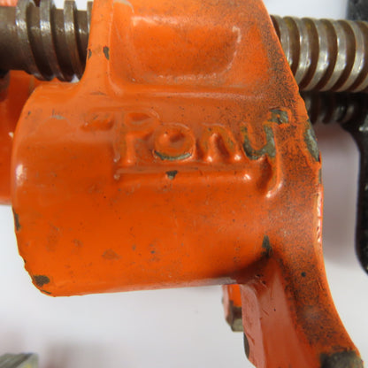 Pony 5003 1" Pipe Clamp Lot of Assorted Sizes 57"- 8" Opening