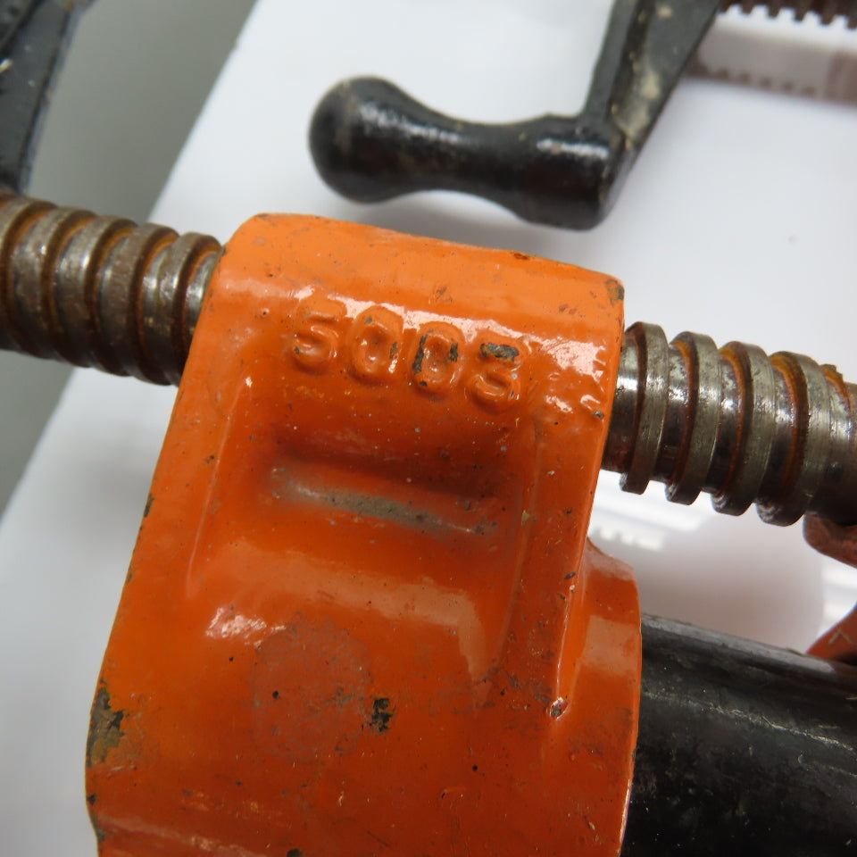 Pony 5003 1" Pipe Clamp Lot of Assorted Sizes 57"- 8" Opening