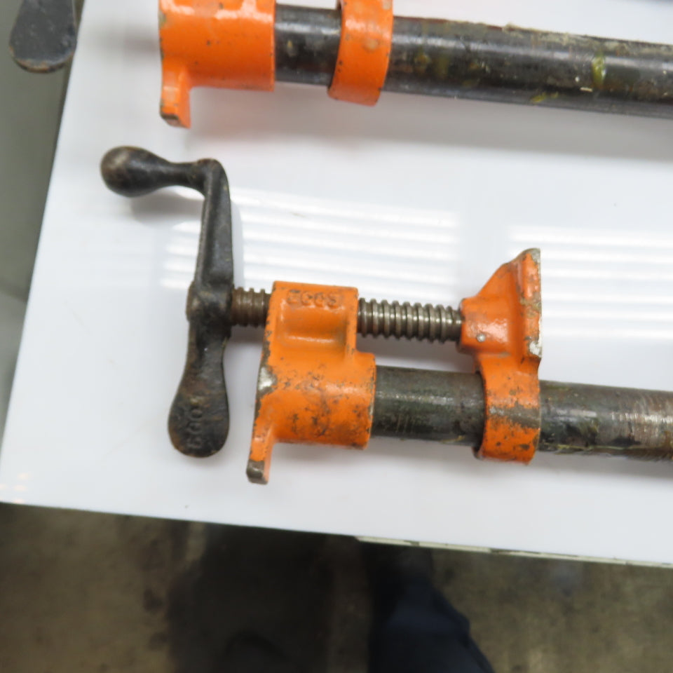 Pony 5003 1" Pipe Clamp Lot of Assorted Sizes 57"- 8" Opening