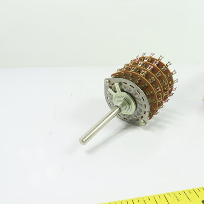 Centralab PA-3007 4-Pole 2-17 Position Non-Shorting Phenolic Rotary Switch