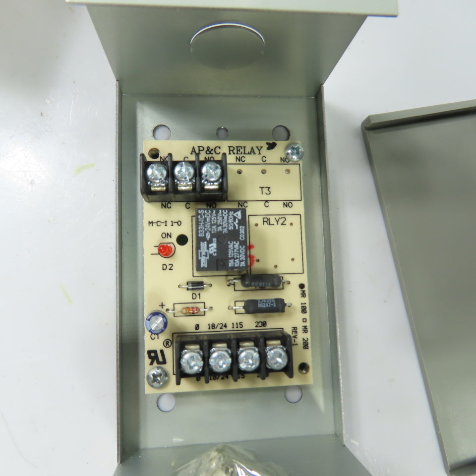 AP & C 636-091 MR-101/C Multi Voltage Control Relay 24/115/230VAC