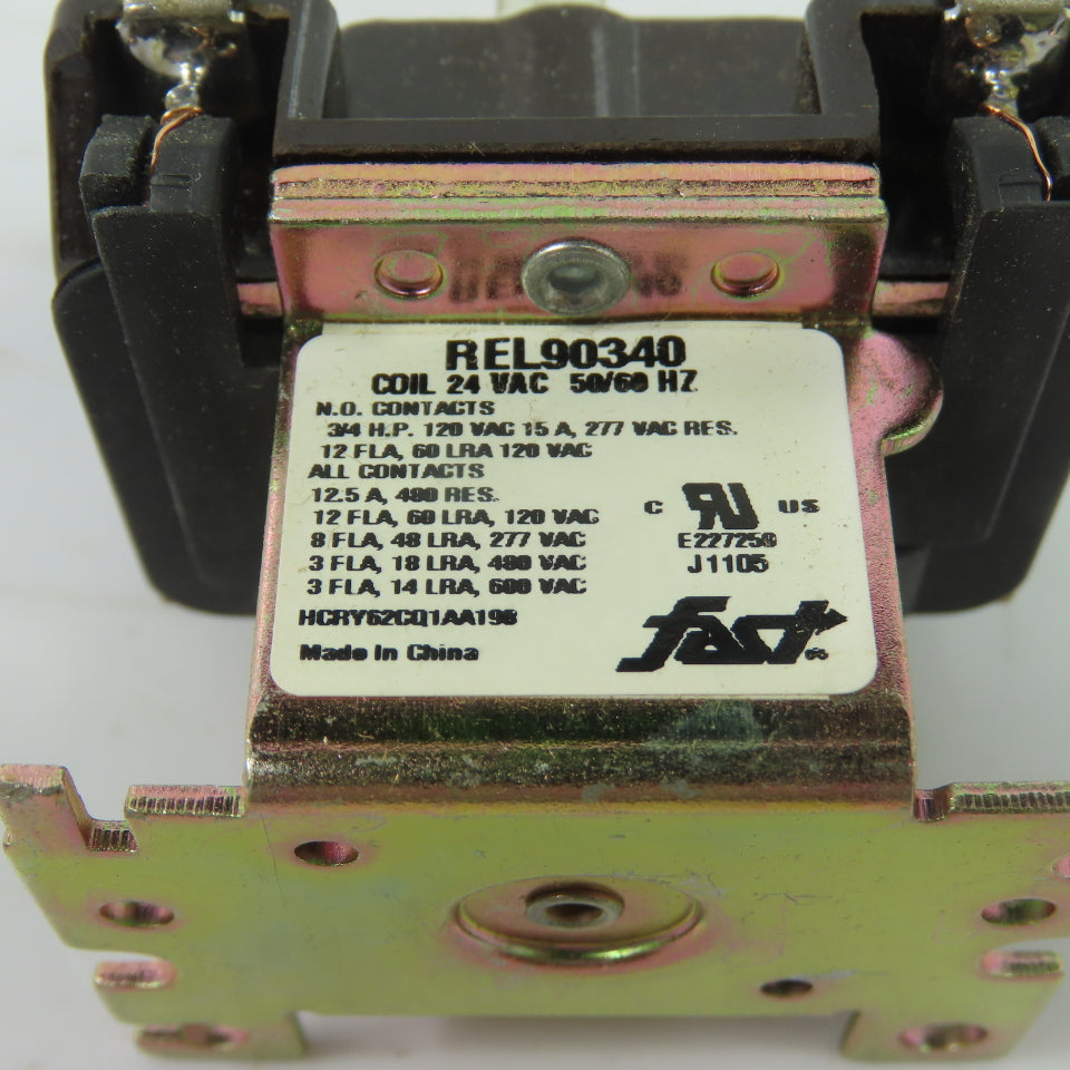 Fast HCRY62CQ1AA198 REL90340 12A DPDT Relay 24VAC Coil