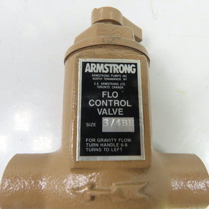 Armstrong 3/4 BR 3/4" Flo Control Valve for Gravity Flow