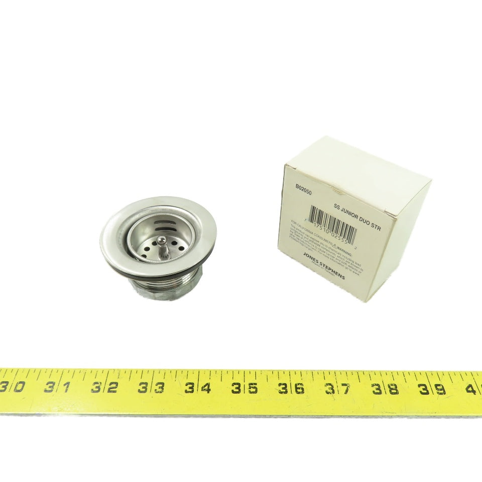 Jones Stephens B02050 SS Sink Basket Strainer 2-1/2"