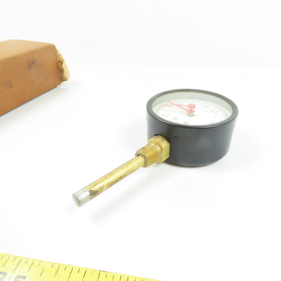 0-60 PSI Combination Water Boiler Pressure & Temperature Gauge