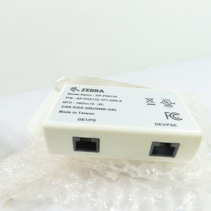 Zebra AP-PS8132 AP-PS8132-1P1-WW-Z 10W PoE Power Supply For GigE2 NEW