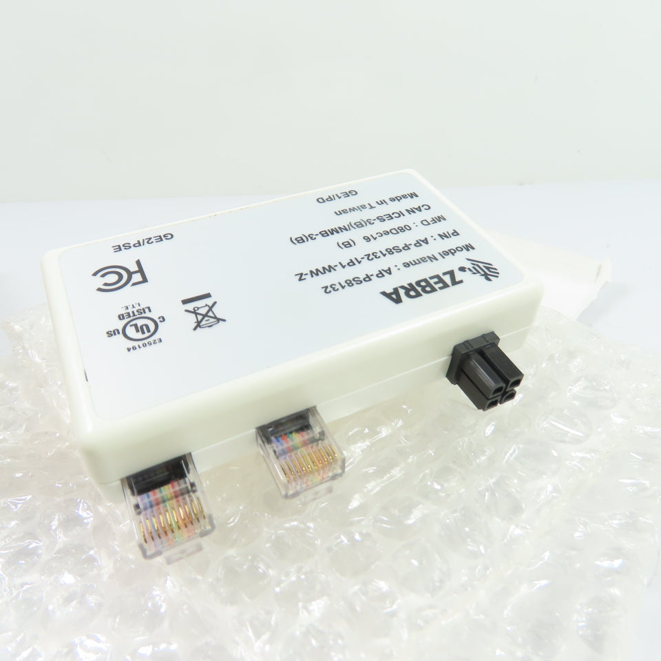 Zebra AP-PS8132 AP-PS8132-1P1-WW-Z 10W PoE Power Supply For GigE2 NEW