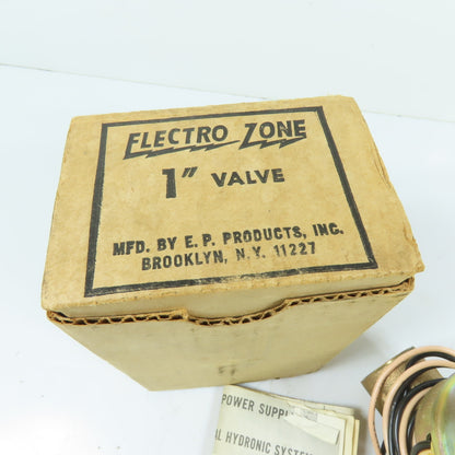 Electro Zone N/A 1" NPT x 1" Socket Brass Electric Zone Valve 20V DC