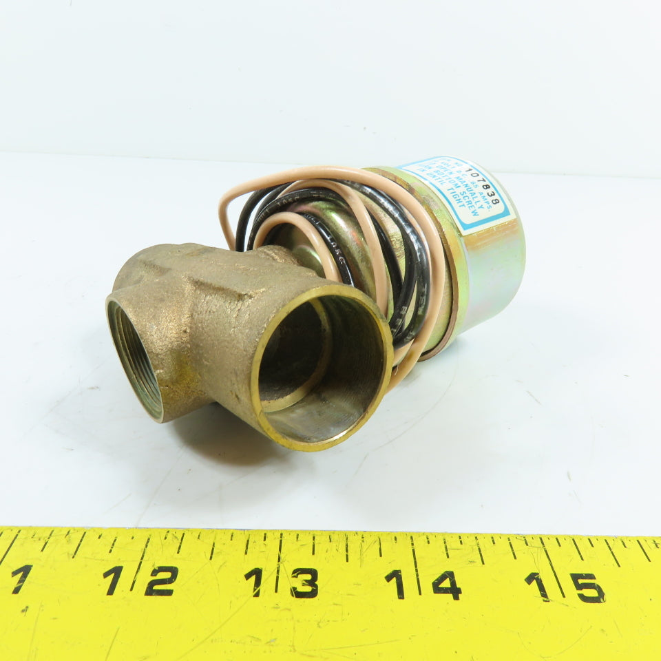 Electro Zone N/A 1" NPT x 1" Socket Brass Electric Zone Valve 20V DC