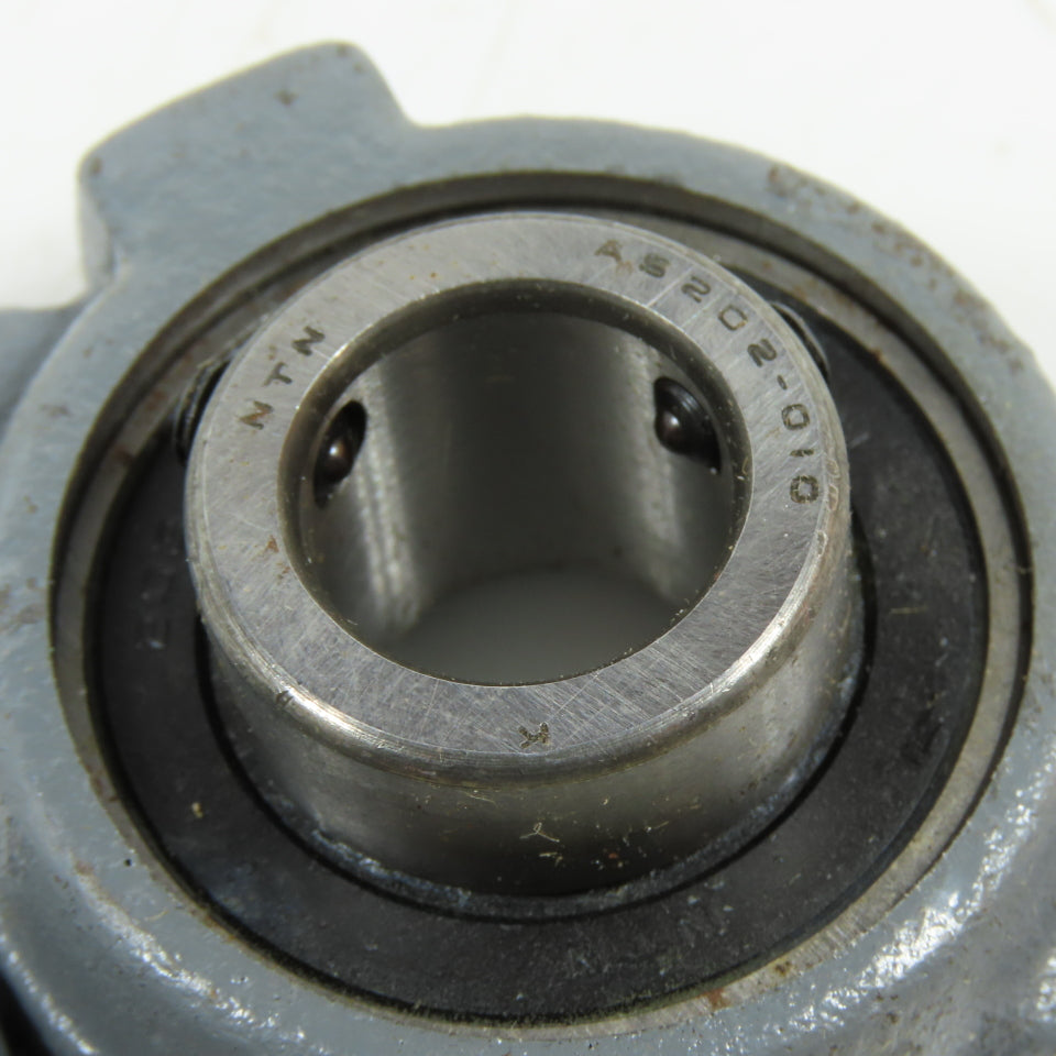 NTN AS202-010 5/8" Bore 2-Bolt Oval Flange Mount Bearing Lot Of 2