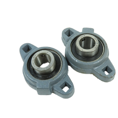 NTN AS202-010 5/8" Bore 2-Bolt Oval Flange Mount Bearing Lot Of 2