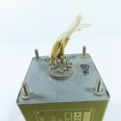 Wheaton Engineering E-617-D Hermetically Sealed Octal Base Time Delay Relay