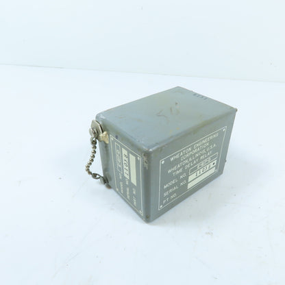 Wheaton Engineering E-617-D Hermetically Sealed Octal Base Time Delay Relay