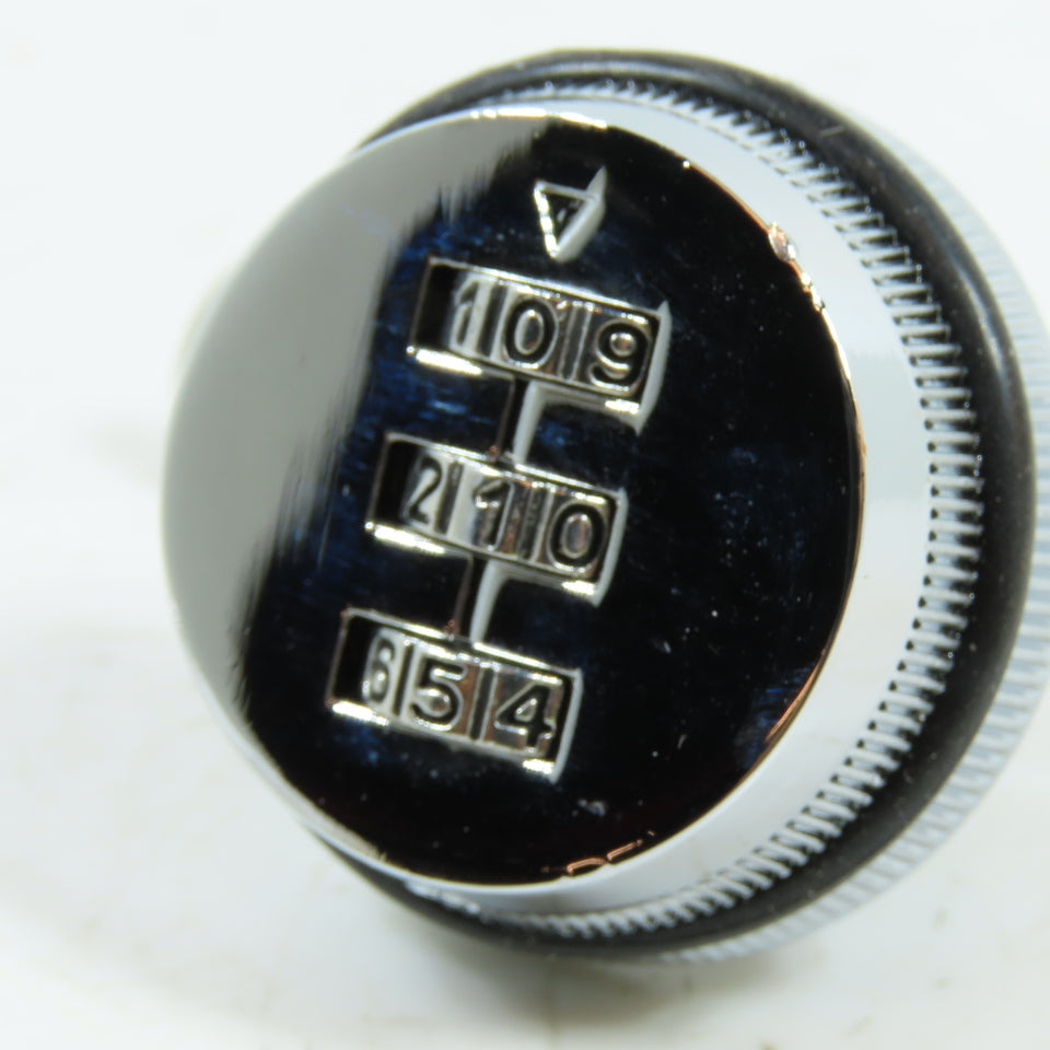 3-Dial Keyless Combination Cam Lock Chrome