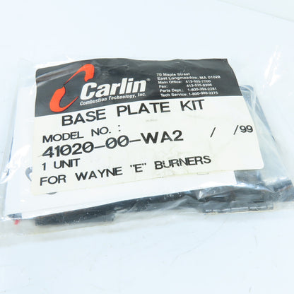 Carlin 41020-00-WA2 Base Plate Kit For Wayne E Oil Burners