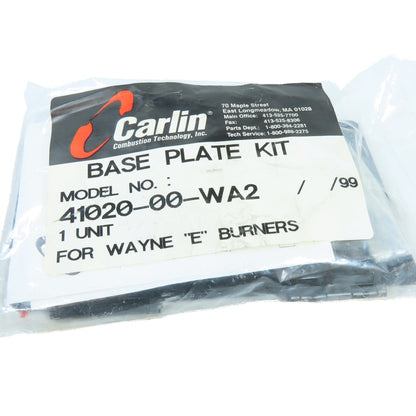Carlin 41020-00-WA2 Base Plate Kit For Wayne E Oil Burners