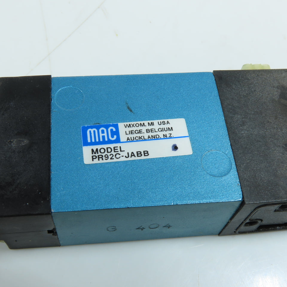MAC PR92C-JABB 92 Series Pneumatic Regulator Valve 0-80 PSI Single Solenoid