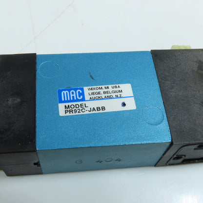 MAC PR92C-JABB 92 Series Pneumatic Regulator Valve 0-80 PSI Single Solenoid