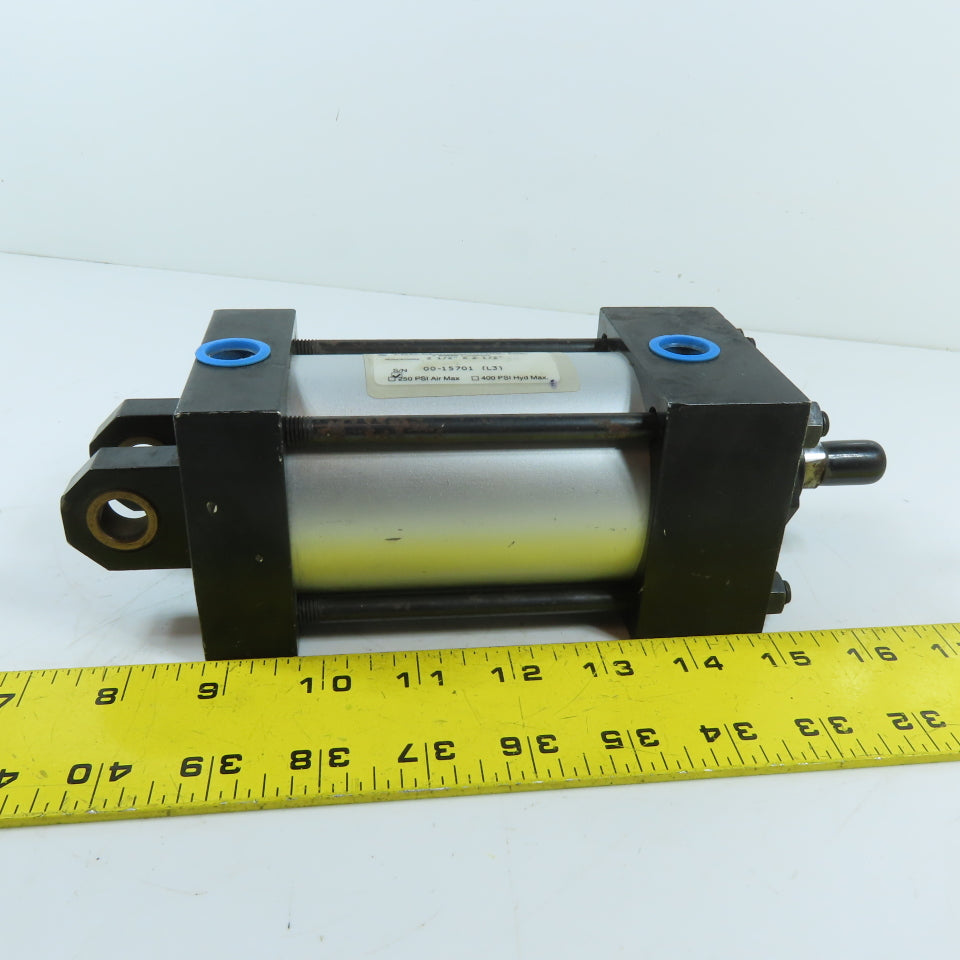 TRD Manufacturing N/A 2-1/2" Bore Pneumatic Cylinder 250 PSI Clevis Mount