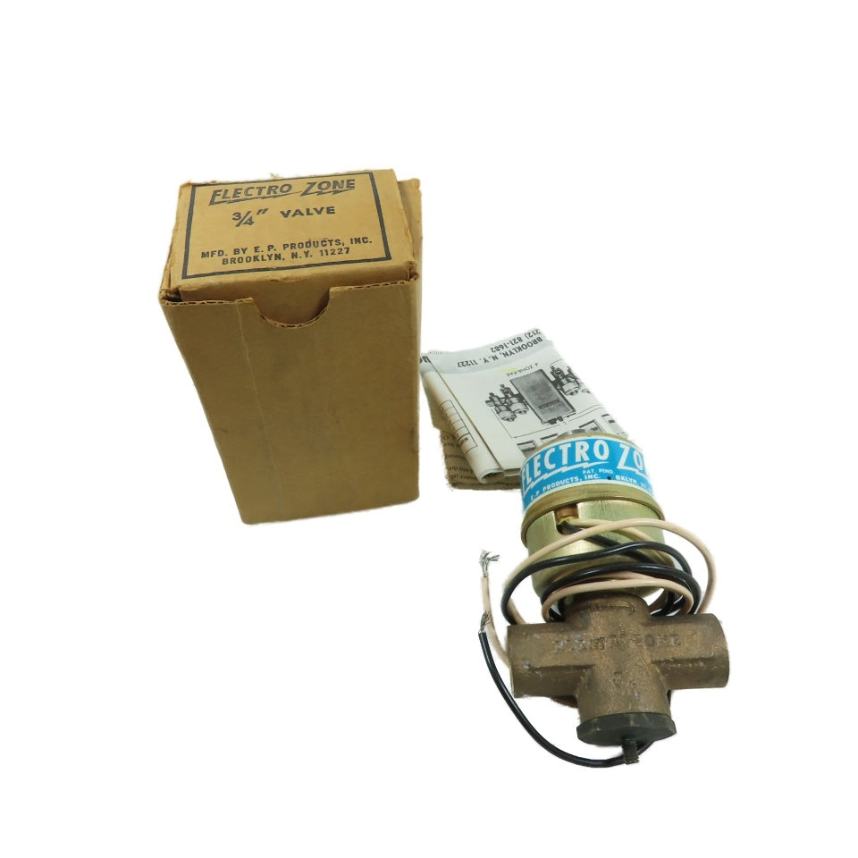 Electro Zone 3/4" Sweat Zone Valve Solenoid Actuator 20VDC