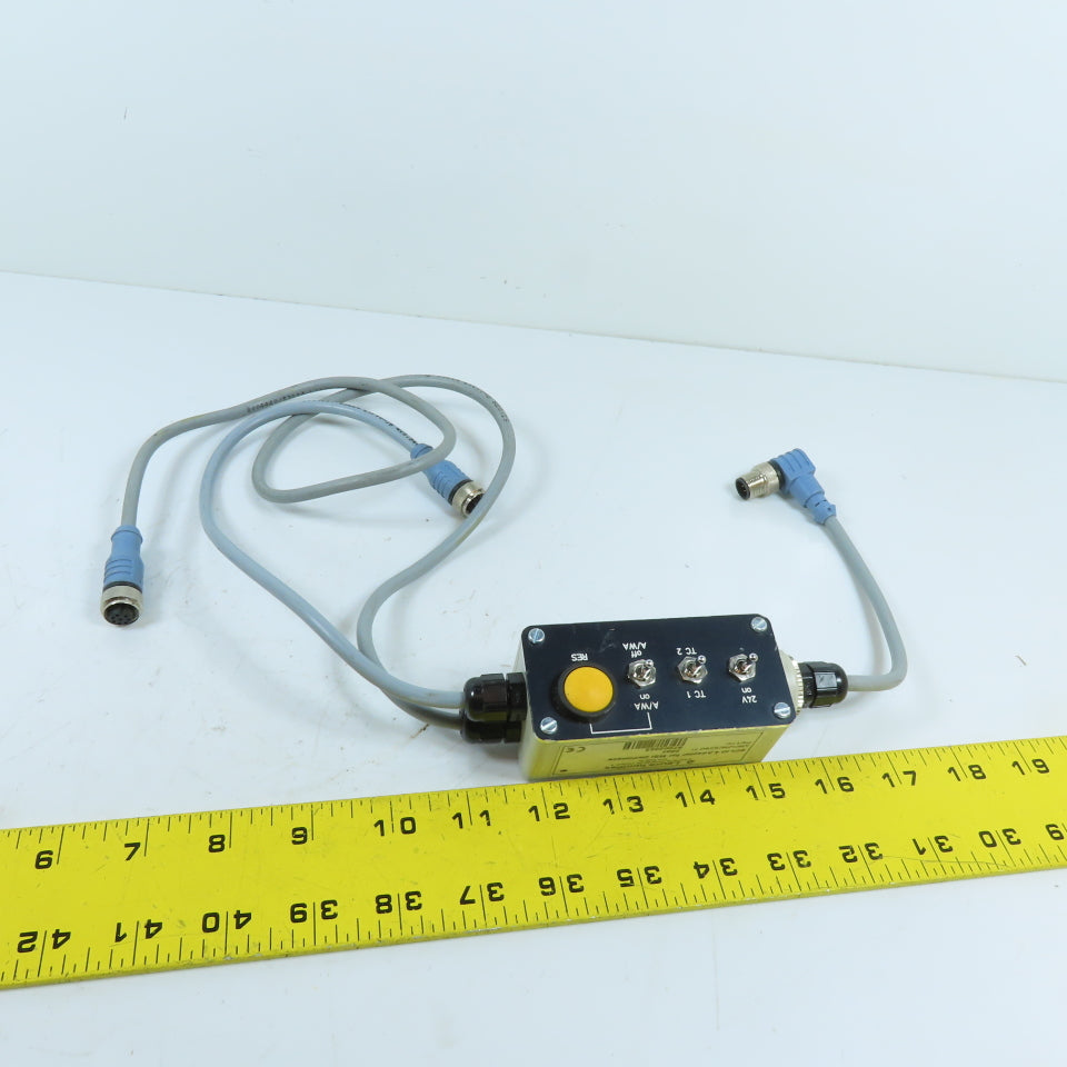 Leuze lumiflex 97002023 SOLID 4 Demo Case Test Adapter Box with Cables