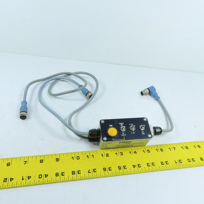 Leuze lumiflex 97002023 SOLID 4 Demo Case Test Adapter Box with Cables