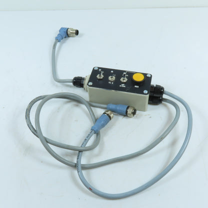 Leuze lumiflex 97002023 SOLID 4 Demo Case Test Adapter Box with Cables