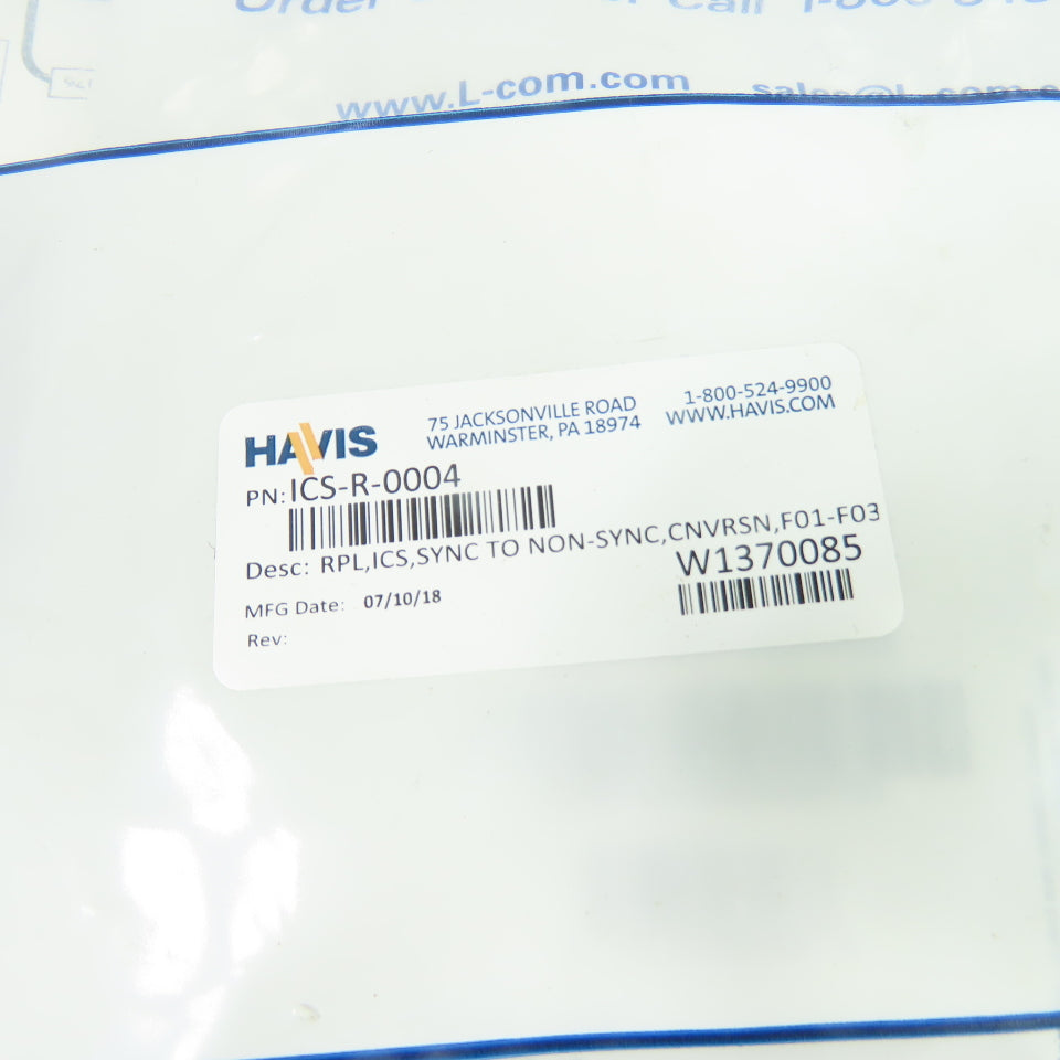 Havis ICS-R-0004 ICS Sync to Non-Sync Conversion Kit for Ford Police Interceptor