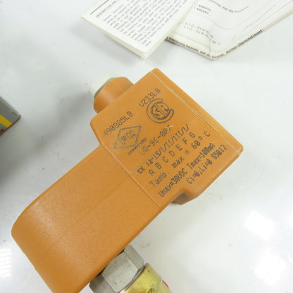 Parker UZ33L8 U121K04900885L8 Solenoid Valve 28VDC 1/4" NPT 150PSI