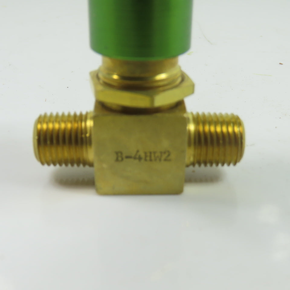 Nupro B-4HW2 Brass Shut-Off Valve 3/8" NPT