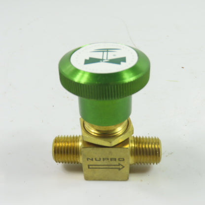 Nupro B-4HW2 Brass Shut-Off Valve 3/8" NPT