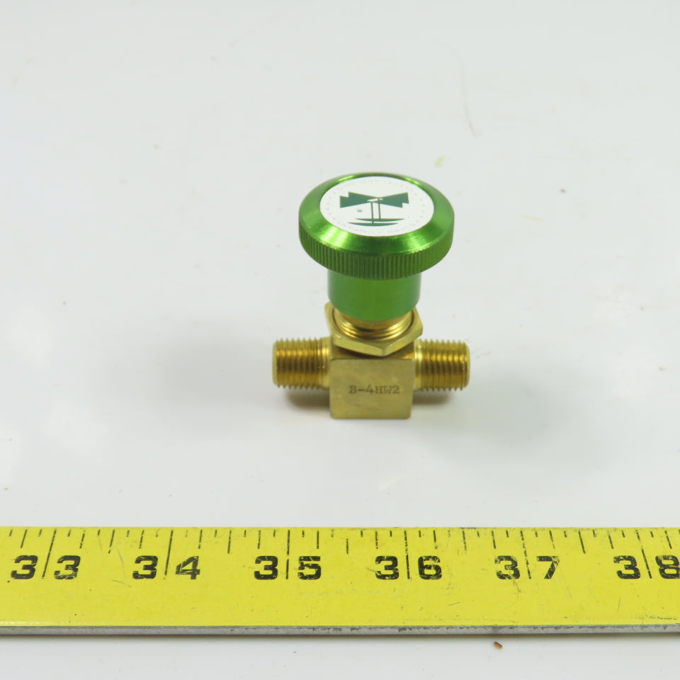 Nupro B-4HW2 Brass Shut-Off Valve 3/8" NPT
